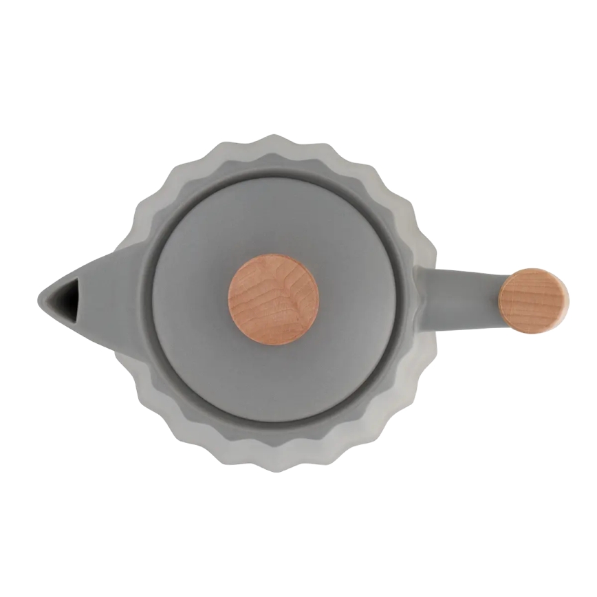 Concept RK0092 - Bollitore elettrico rapido 1,5 l 1500W/230V grigio scuro/effetto legno/ceramica