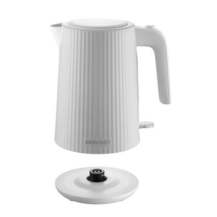 Concept RK2390 - Bollitore elettrico 1,7 l 2200W/230V bianco