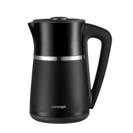 Concept RK3100 - Bollitore elettrico rapido con controllo della temperatura 1,7 l 2200W/230V nero