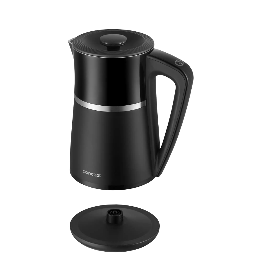 Concept RK3100 - Bollitore elettrico rapido con controllo della temperatura 1,7 l 2200W/230V nero