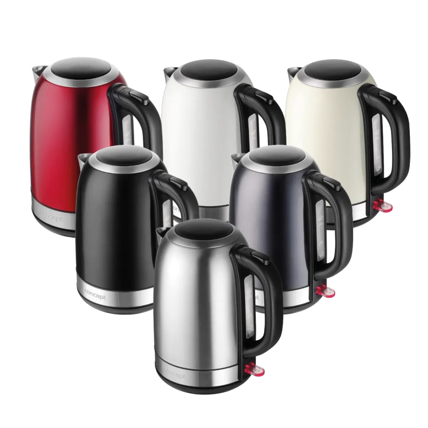 Concept RK3240 - Bollitore elettrico 1,7 l 2200W/230V in acciaio inox
