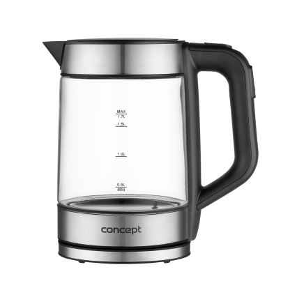 Concept RK4067 - Bollitore elettrico con regolazione della temperatura 1,7 l 2200W/230V acciaio inox
