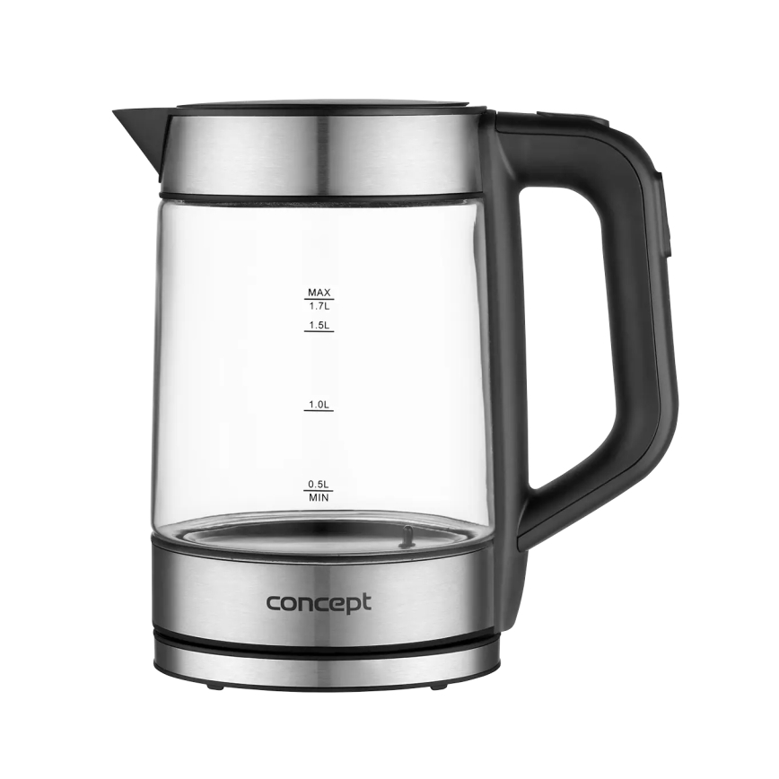 Concept RK4067 - Bollitore elettrico con regolazione della temperatura 1,7 l 2200W/230V acciaio inox