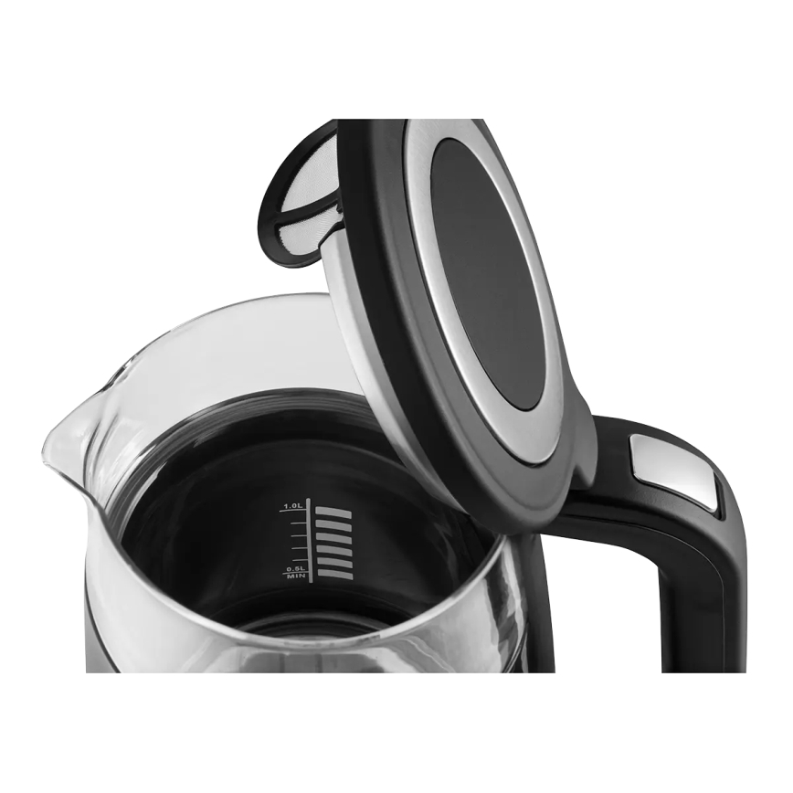 Concept RK4100 - Bollitore con controllo della temperatura 1,7 l 2200W/230V nero