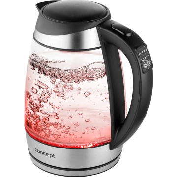 Concept RK4120 - Bollitore elettrico con regolazione della temperatura 1,7 l 2200 W/230 V acciaio inox