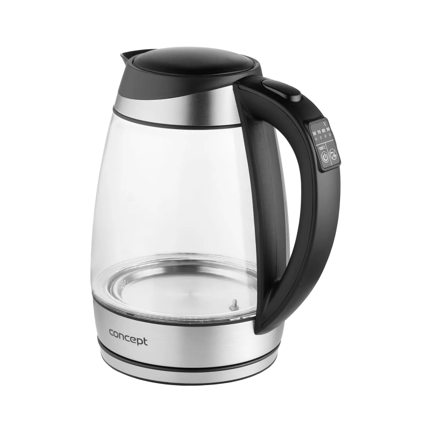 Concept RK4120 - Bollitore elettrico con regolazione della temperatura 1,7 l 2200 W/230 V acciaio inox