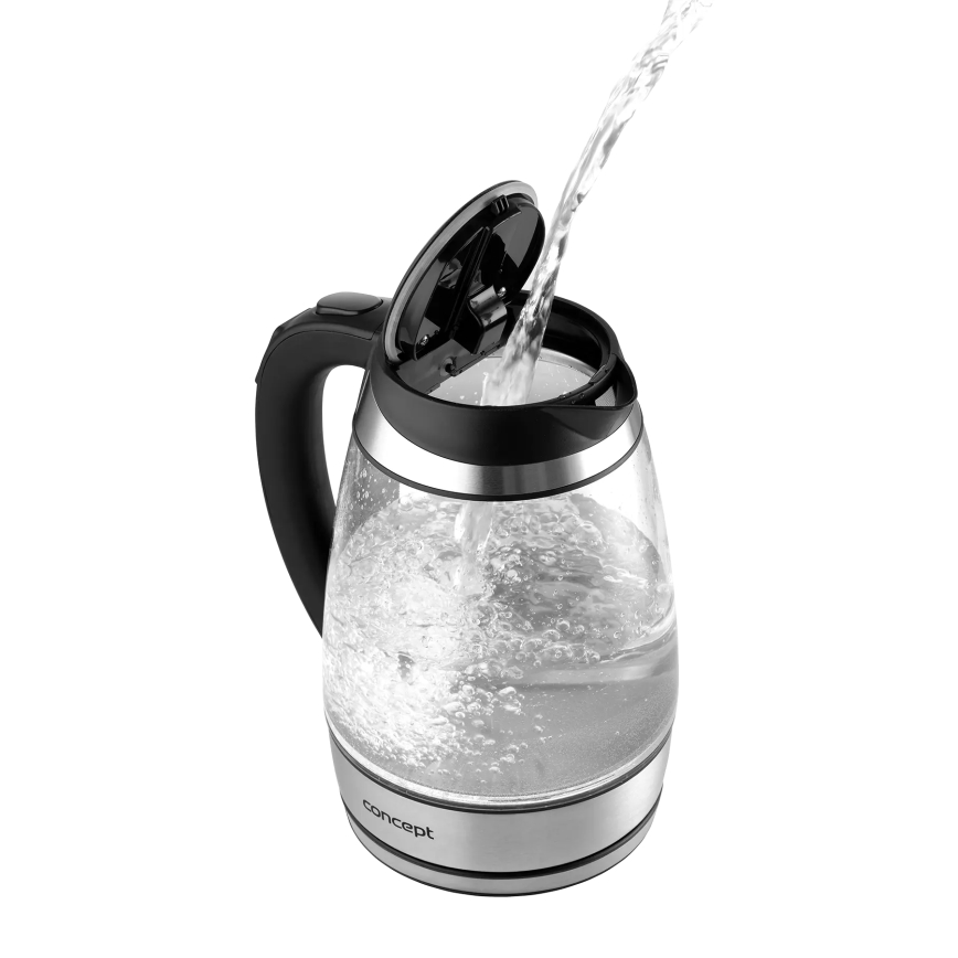 Concept RK4120 - Bollitore elettrico con regolazione della temperatura 1,7 l 2200 W/230 V acciaio inox