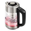 Concept RK4190 - Bollitore elettrico con regolazione della temperatura e filtro, 1,7 l, 2200W/230V in acciaio inox