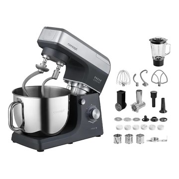 Concept RM6000 - Impastatrice planetaria da cucina DOUGH EXPERT 1900W/230V antracite/acciaio inox
