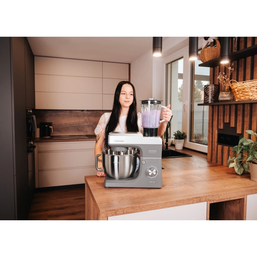 Concept RM6000 - Impastatrice planetaria da cucina DOUGH EXPERT 1900W/230V antracite/acciaio inox