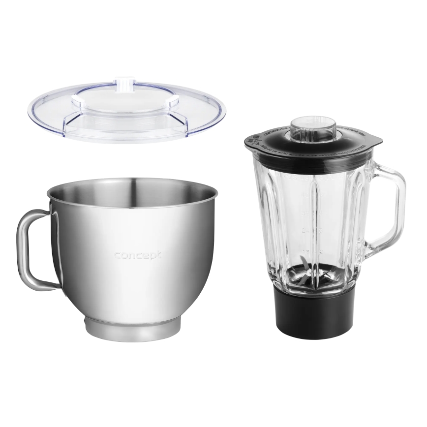 Concept RM6000 - Impastatrice planetaria da cucina DOUGH EXPERT 1900W/230V antracite/acciaio inox