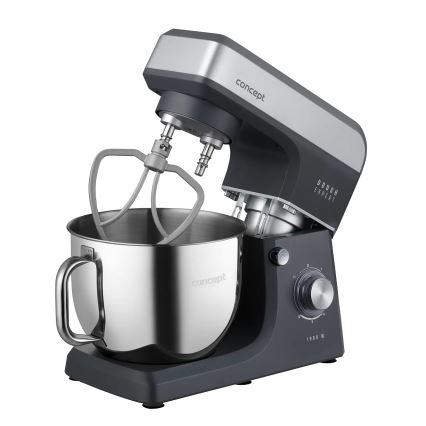 Concept RM6010 - Impastatrice planetaria da cucina DOUGH EXPERT 1900W/230V antracite/acciaio inox