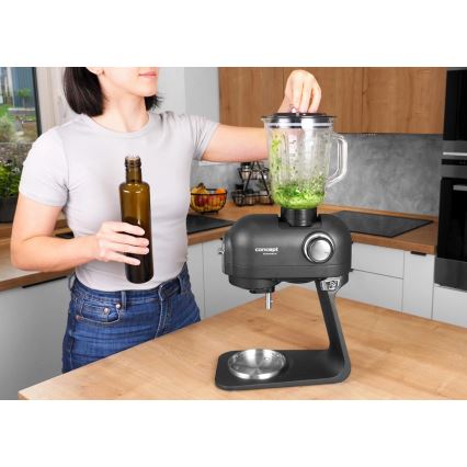 Concept RM8000 - Robot da cucina con ciotola in acciaio inox 1200 W/230 V, nero