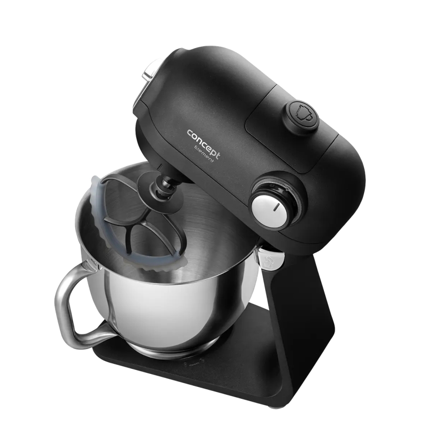 Concept RM8000 - Robot da cucina con ciotola in acciaio inox 1200 W/230 V, nero
