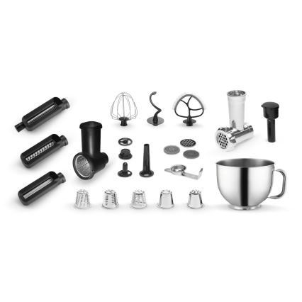 Concept RM8000 - Robot da cucina con ciotola in acciaio inox 1200 W/230 V, nero