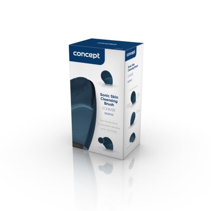 Concept SK9100 - Spazzolino detergente per il viso SONIVIBE 2W/5V 250 mAh IPX7 blu