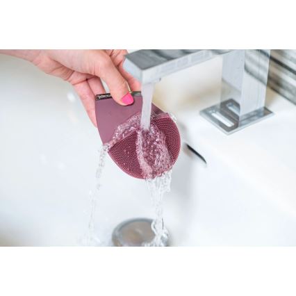 Concept SK9101 - Spazzola detergente per il viso SONIVIBE 2W/5V 250 mAh IPX7 rossa