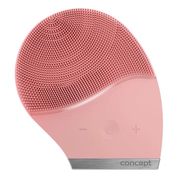 Concept SK9102 - Spazzola detergente per il viso SONIVIBE 2W/5V 250 mAh IPX7 rosa