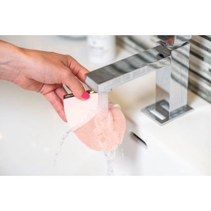 Concept SK9102 - Spazzola detergente per il viso SONIVIBE 2W/5V 250 mAh IPX7 rosa