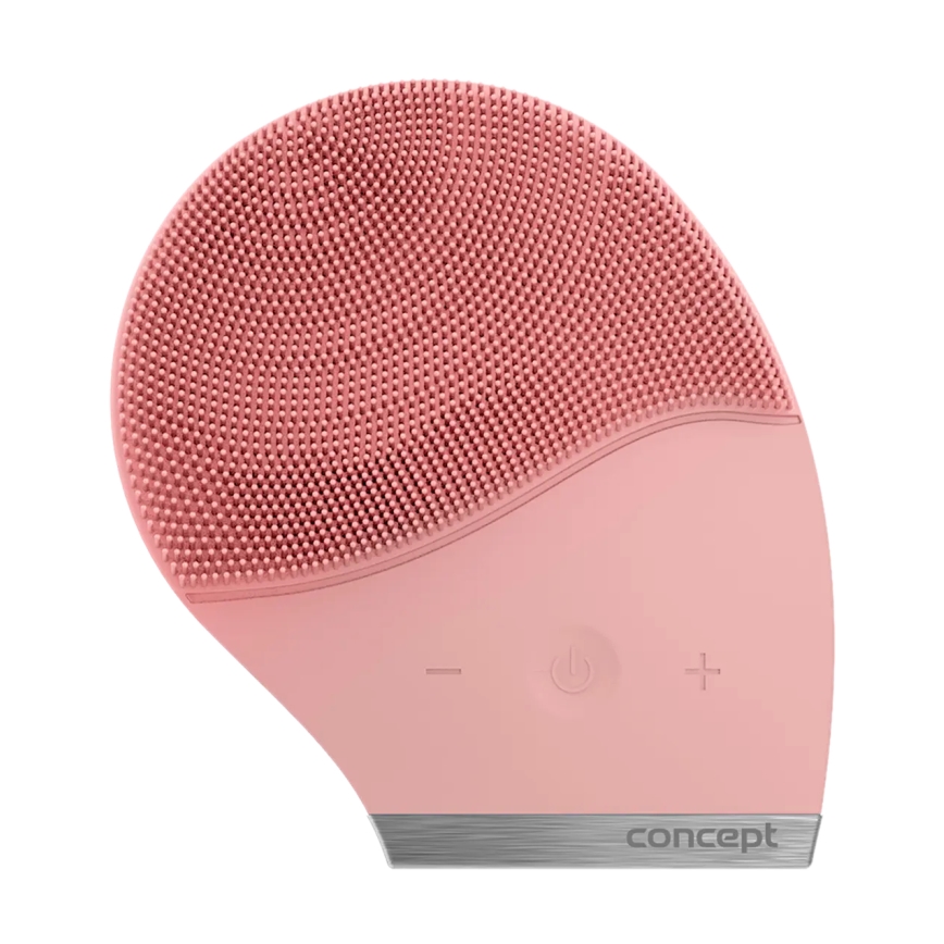 Concept SK9102 - Spazzola detergente per il viso SONIVIBE 2W/5V 250 mAh IPX7 rosa