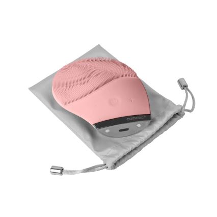 Concept SK9102 - Spazzola detergente per il viso SONIVIBE 2W/5V 250 mAh IPX7 rosa