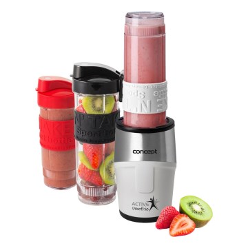 Concept SM3380 - Frullatore per smoothie con accessori ACTIVE SMOOTHIE 500W/230V bianco
