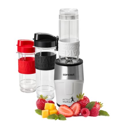 Concept SM3380 - Frullatore per smoothie con accessori ACTIVE SMOOTHIE 500W/230V bianco