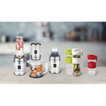 Concept SM3391 - Frullatore per smoothie con accessori 700W/230V bianco