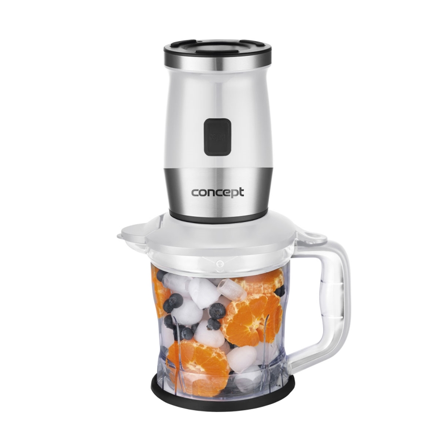 Concept SM3391 - Frullatore per smoothie con accessori 700W/230V bianco