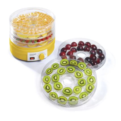 Concept SO1015 - Essiccatore per alimenti 245 W/230 V, giallo