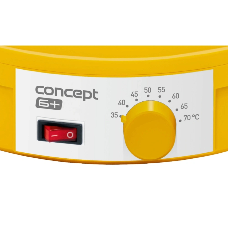 Concept SO1015 - Essiccatore per alimenti 245 W/230 V, giallo