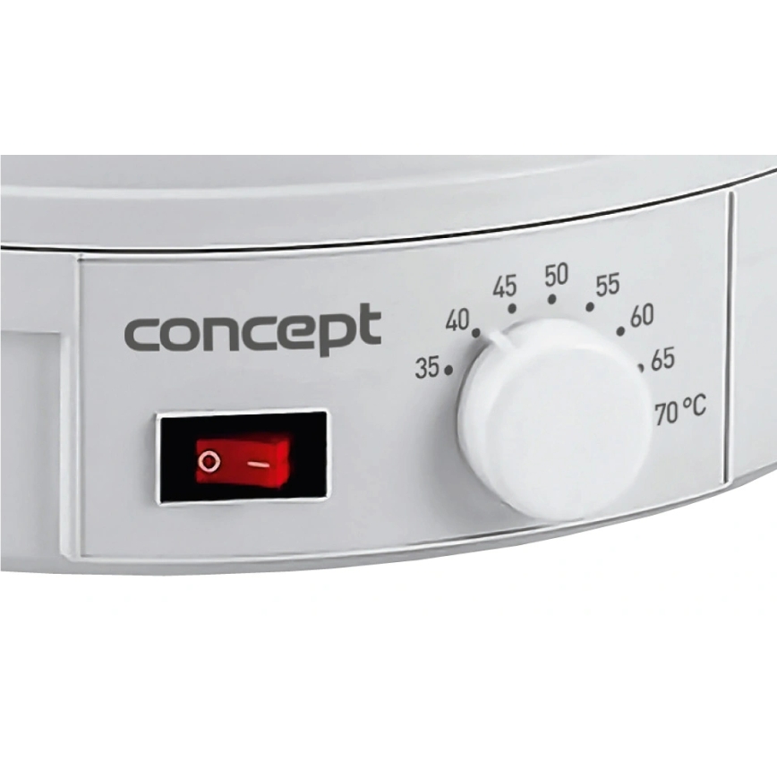 Concept SO1020 - Essiccatore per alimenti 245W/230V bianco
