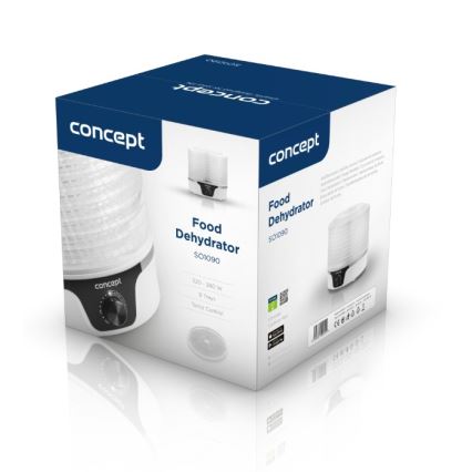 Concept SO1090 - Essiccatore per alimenti 380W/230V bianco