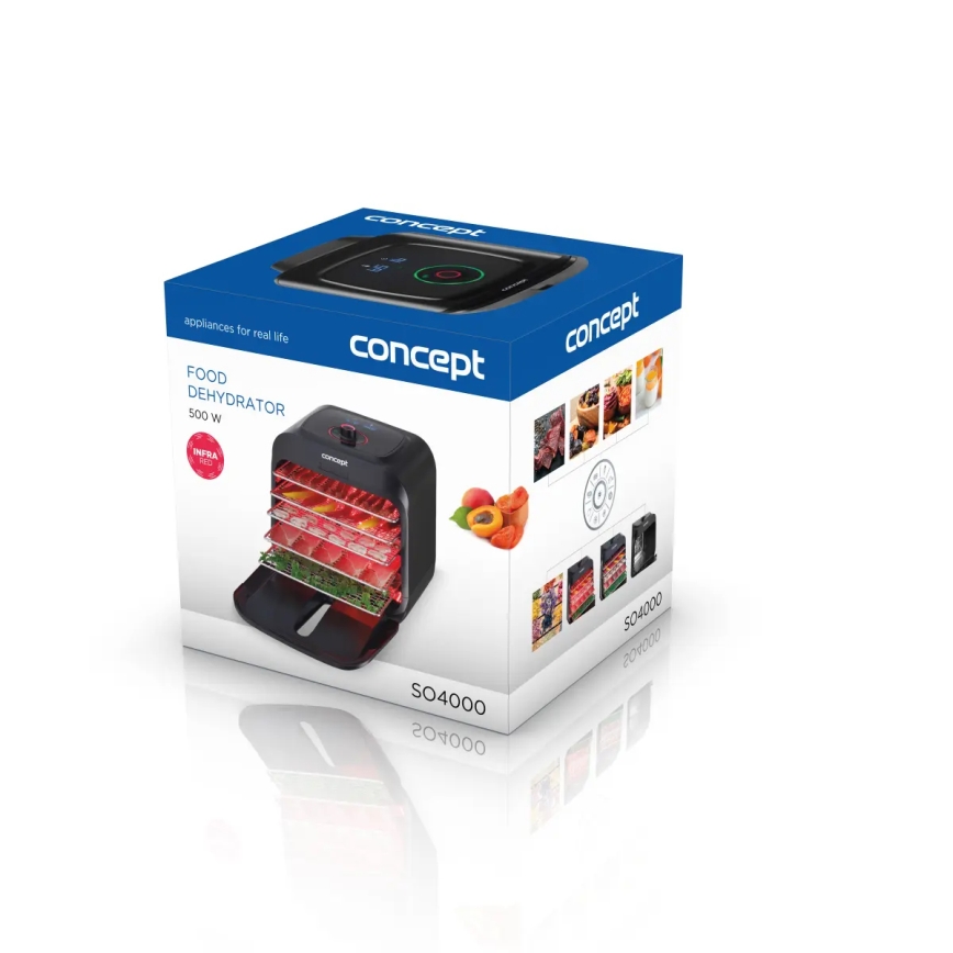 Concept SO4000 - Essiccatore per alimenti 500W/230V nero
