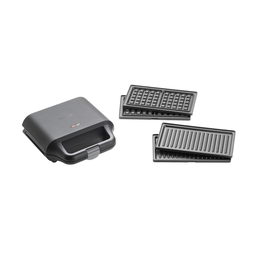 Concept SV3054 - Macchina per i panini 3in1 700W/230V nero
