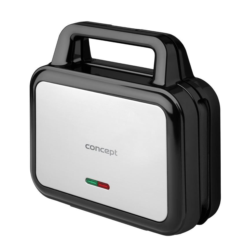 Concept SV3070 - Tostapane XXL 4 in 1 900W/230V nero/acciaio inox