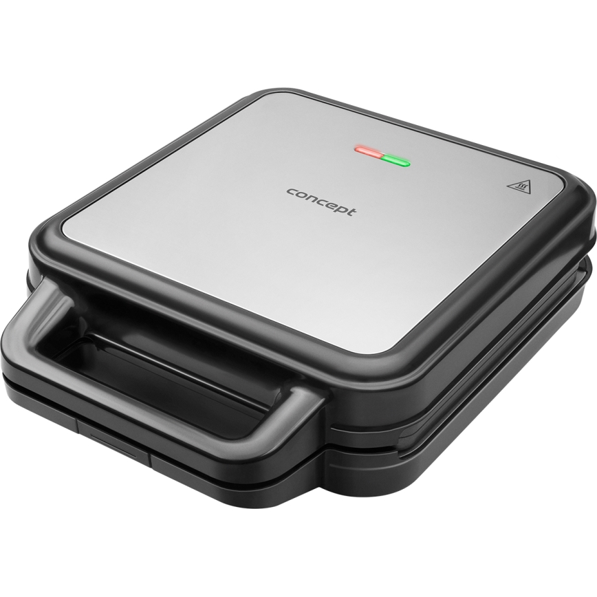 Concept SV3080 - Macchina per i panini FAMILY 3in1 1200W/230V nero/acciaio inossidabile