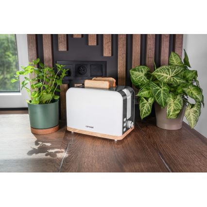 Concept TE2015 - Tostapane per 2 fette 930W/230V bianco