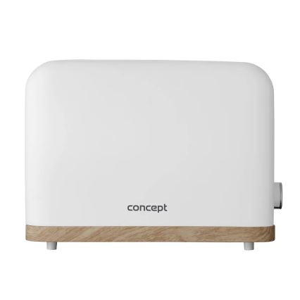 Concept TE2015 - Tostapane per 2 fette 930W/230V bianco