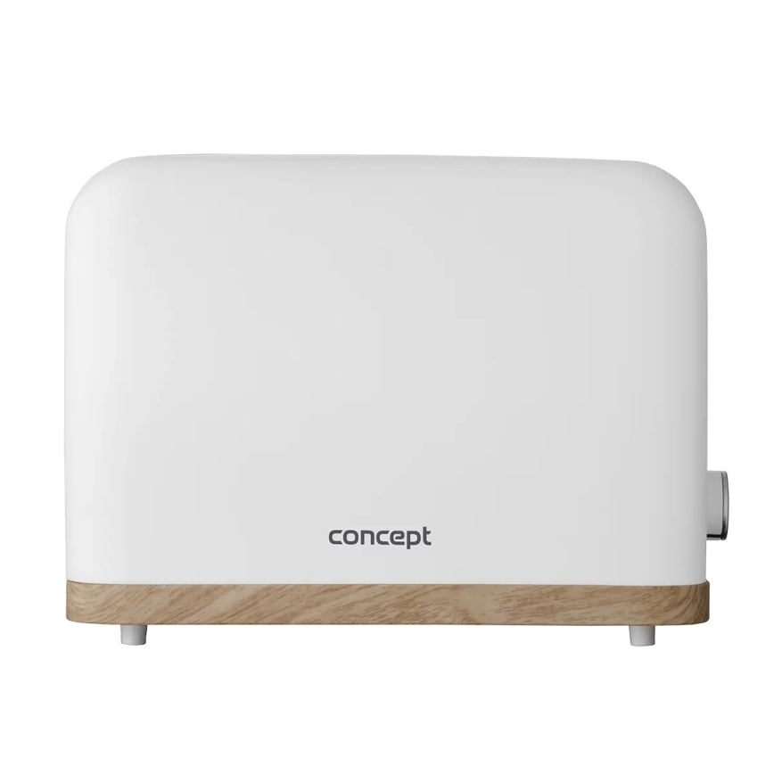 Concept TE2015 - Tostapane per 2 fette 930W/230V bianco