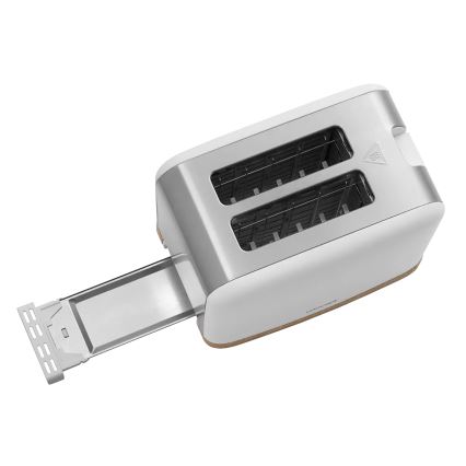 Concept TE2015 - Tostapane per 2 fette 930W/230V bianco