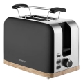 Concept TE2016 - Tostapane per 2 fette con griglia riscaldante 930W/230V, nero