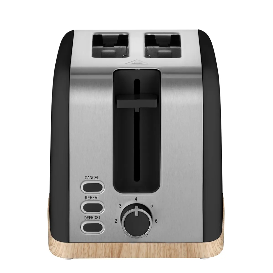 Concept TE2016 - Tostapane per 2 fette con griglia riscaldante 930W/230V, nero