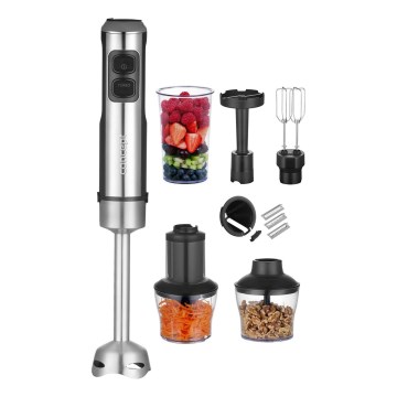 Concept TM5510 - Frullatore a immersione con accessori 1500W/230V nero/acciaio inossidabile
