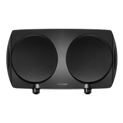 Concept VE3060 - Fornello elettrico a due piastre 2500W/230V nero