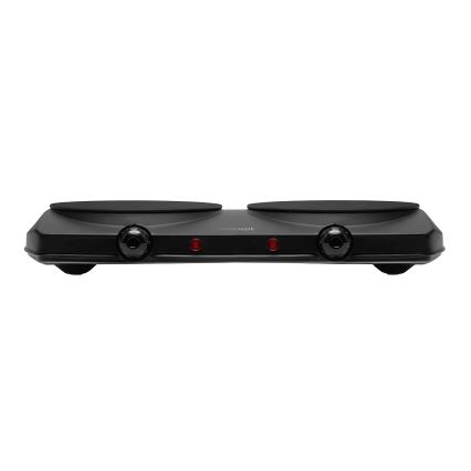 Concept VE3060 - Fornello elettrico a due piastre 2500W/230V nero