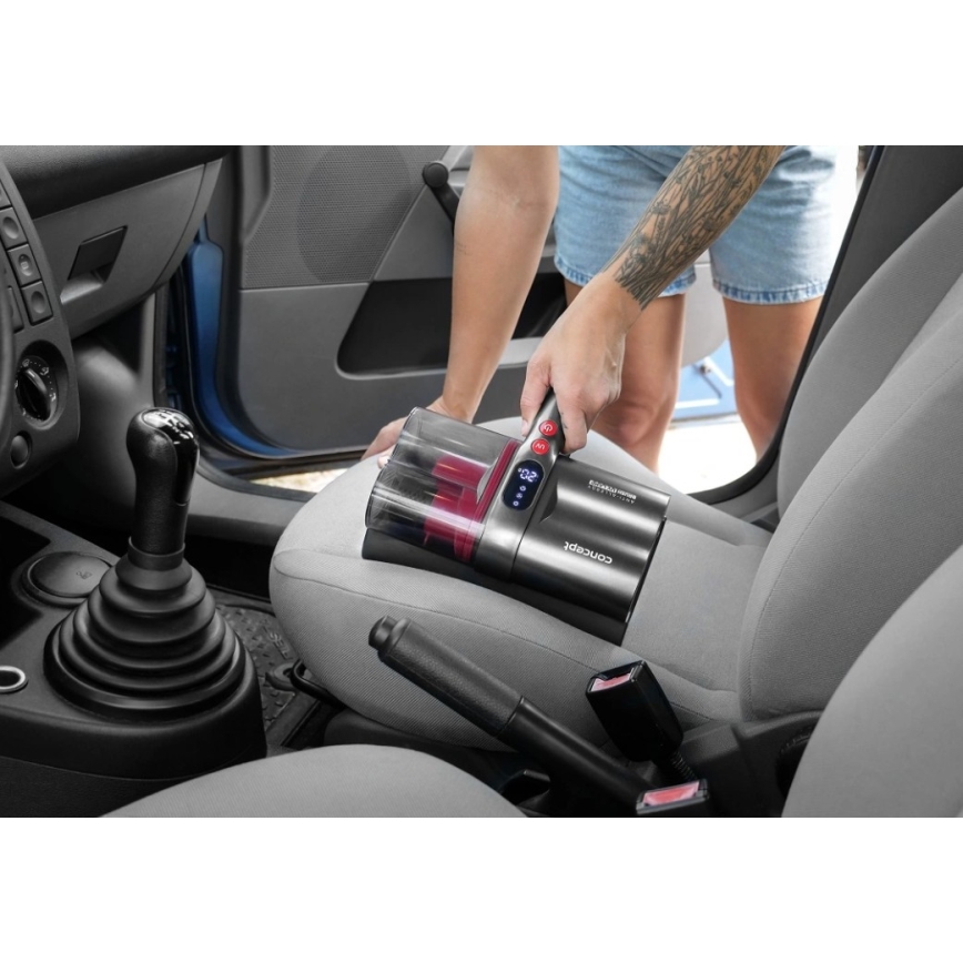 Concept VP2000 - Aspirapolvere portatile antibatterico con lampada UV-C LUMISTAR 120W/11,1V