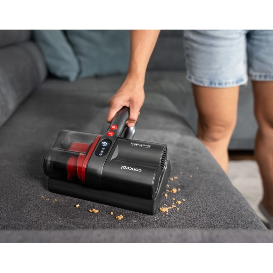 Concept VP2000 - Aspirapolvere portatile antibatterico con lampada UV-C LUMISTAR 120W/11,1V