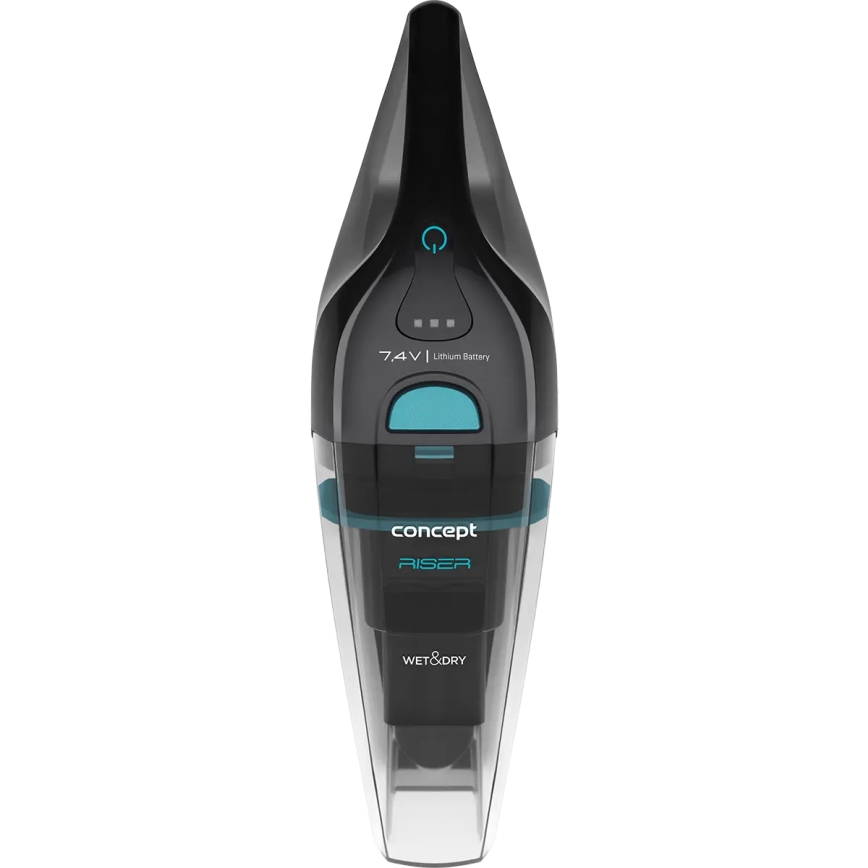 Concept VP4350 - Aspirapolvere a mano WET & DRY RISER 50W/7,4V 2200 mAh nero
