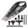Concept VP4353 - Aspirapolvere portatile WET & DRY con prolunga RISER 110W/18,5V 2200 mAh nero